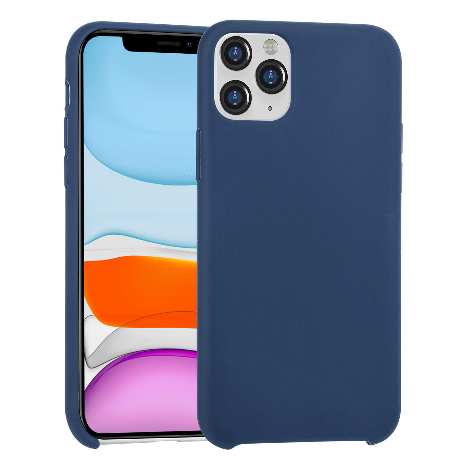 passend für Apple iPhone 11 Pro Max Back-Cover hul Blau - Soft Touch
