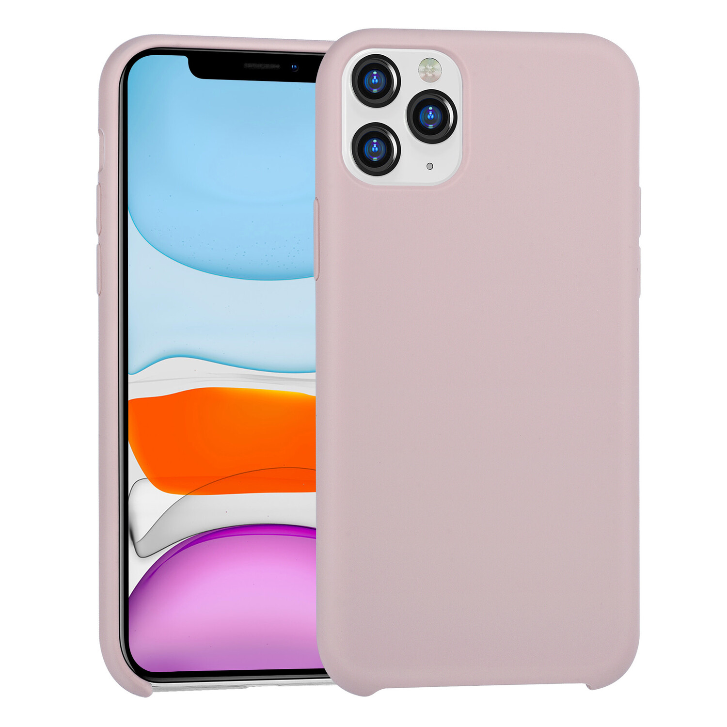 passend für Apple iPhone 11 Pro Max Back-Cover hul Pink - Soft Touch