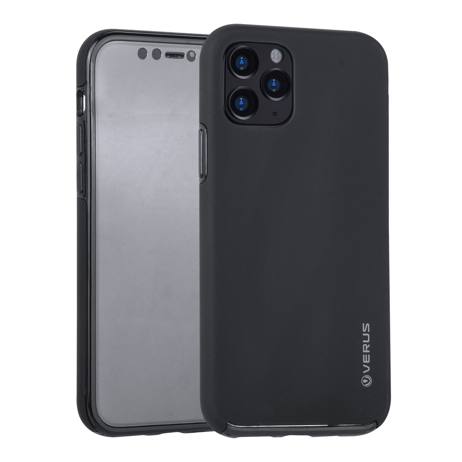 passend für Apple iPhone 11 Pro Back-Cover hul Schwarz - Soft Touch