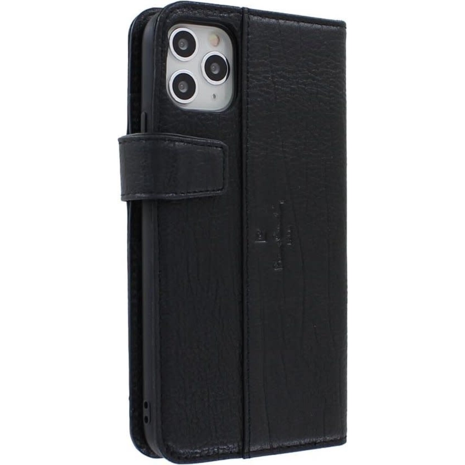 Pierre Cardin Pierre Cardin passend für Apple iPhone 11 Pro Max Book-Case hul Schwarz - Genuine Leather