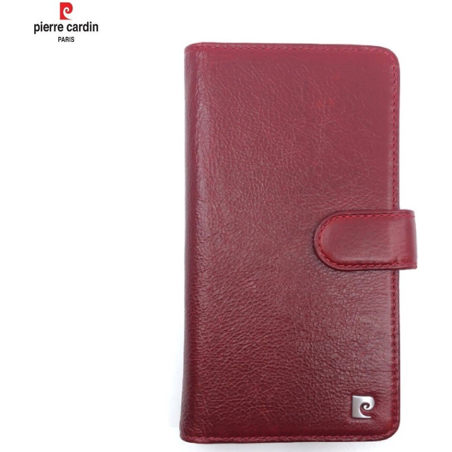 Pierre Cardin Pierre Cardin passend für Apple iPhone 11 Pro Max Book-Case hul Rot - Genuine Leather
