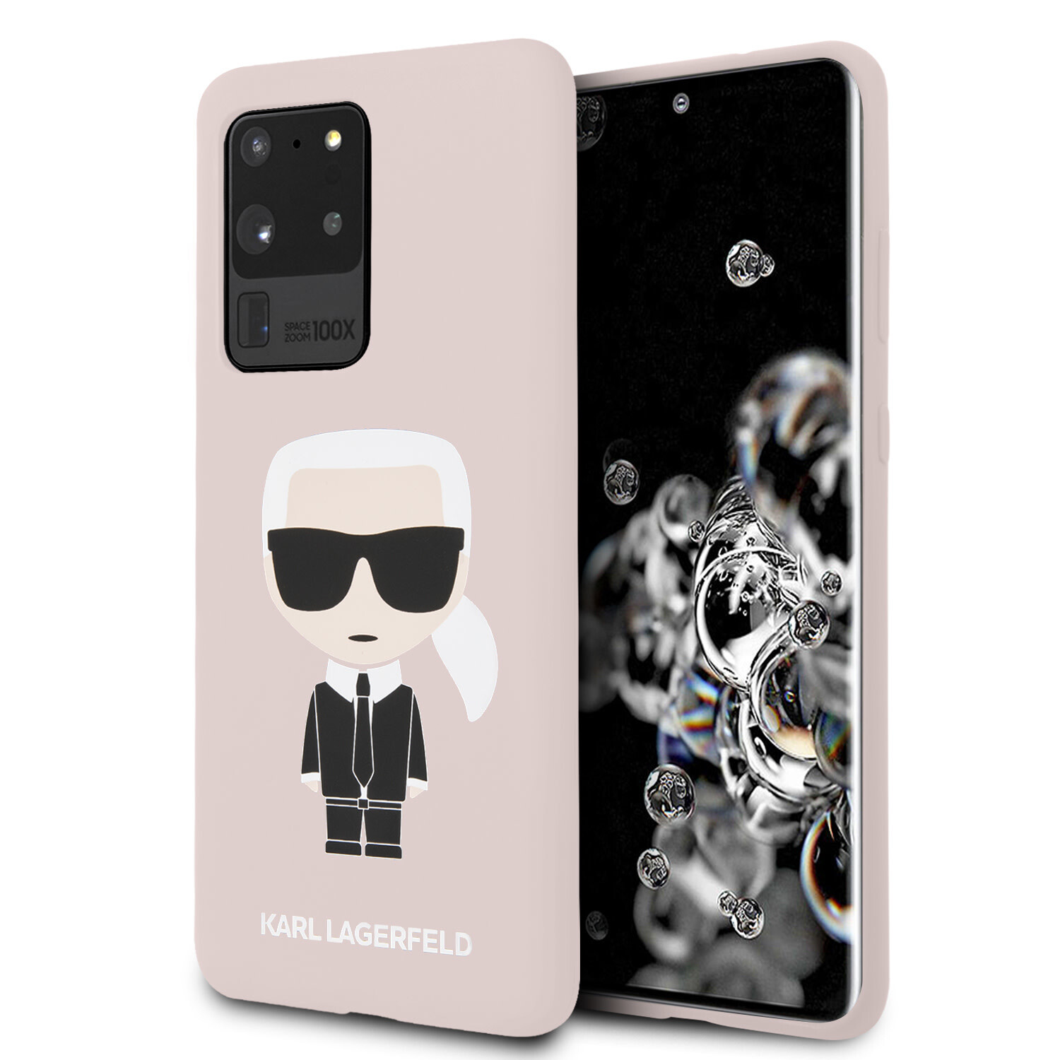 Karl Lagerfeld Karl Lagerfeld passend für Samsung Galaxy S20 Ultra Rosa Back-Cover hul - Ganzkörper-Iconic
