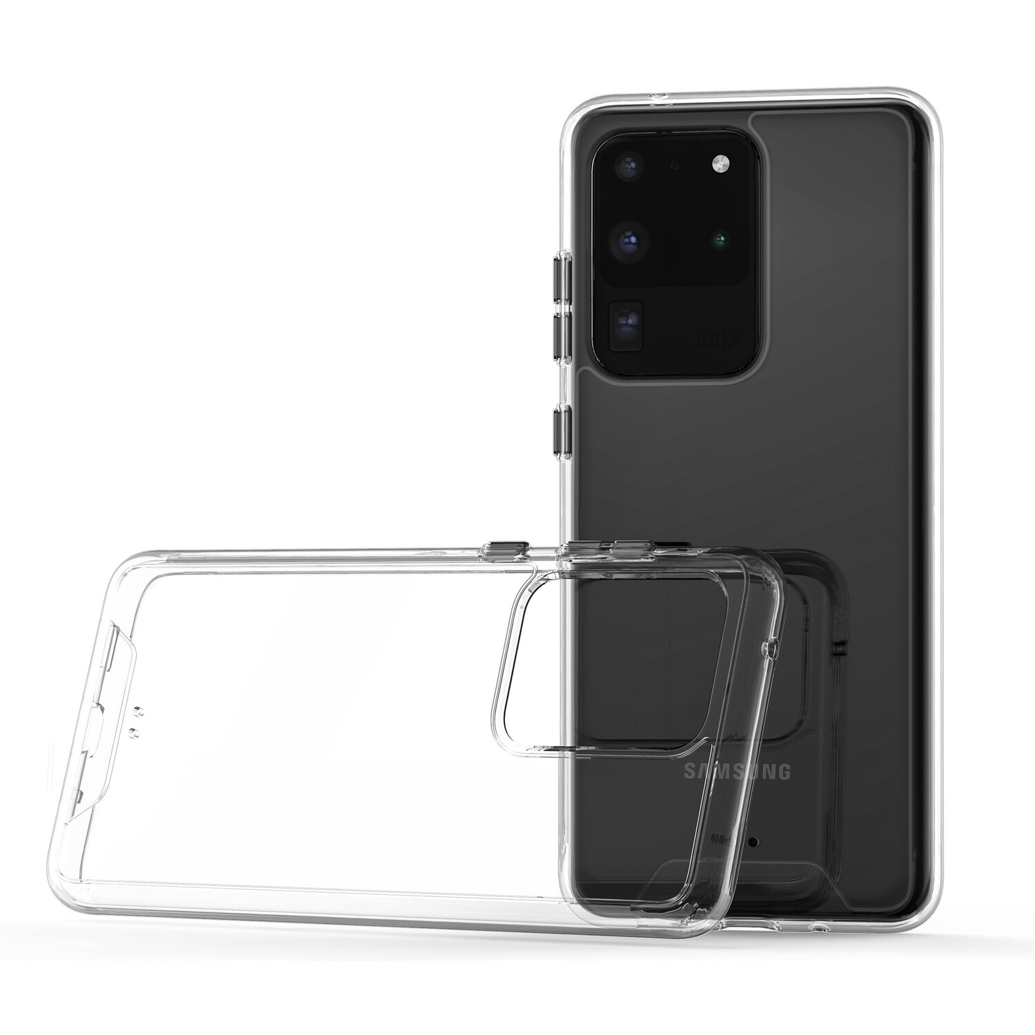 passend für Samsung Galaxy S20 Ultra Transparent Back-Cover hul - Silikon