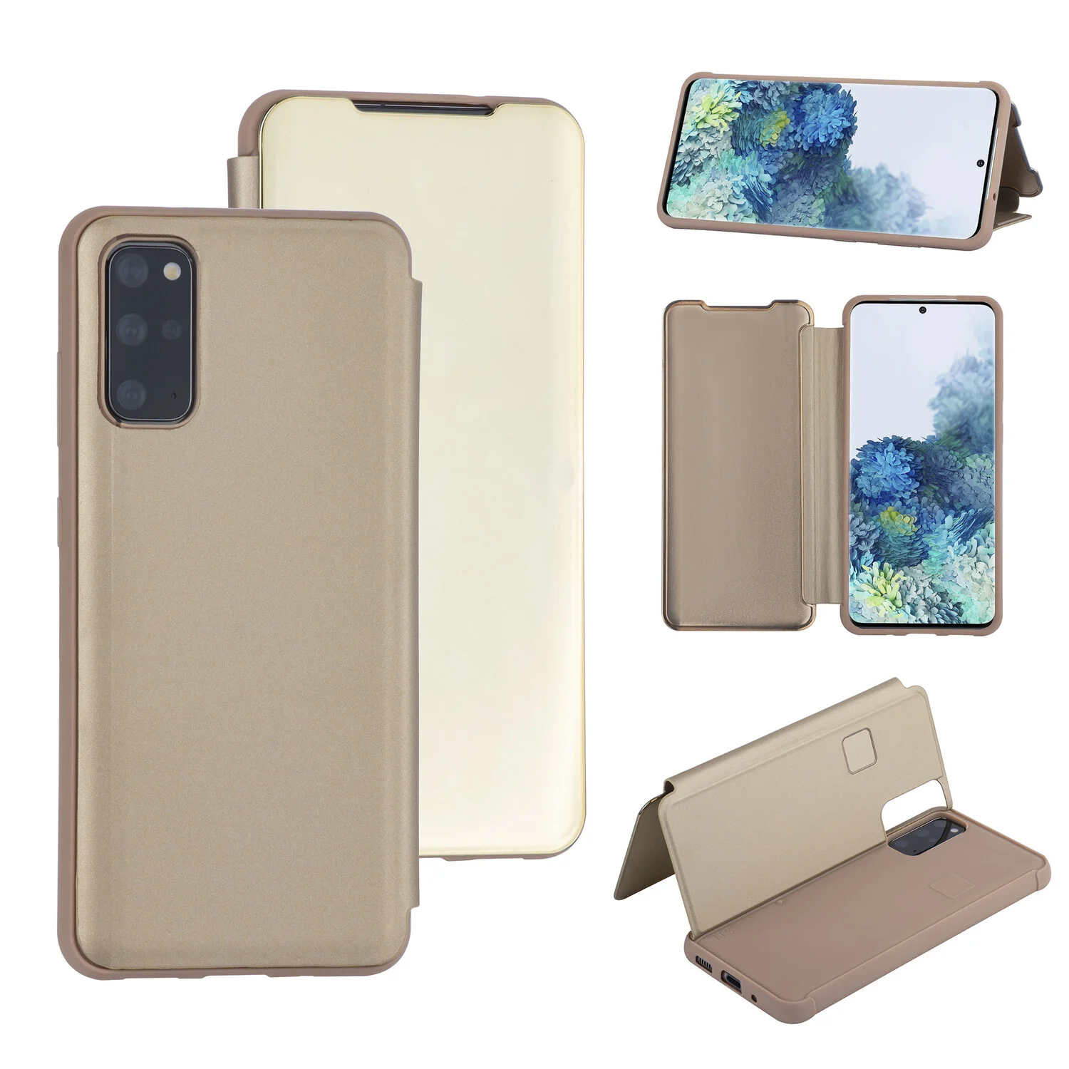 Uniq accessory passend für Samsung Galaxy S20 Plus Gold Book-Case hul - Hartplastik