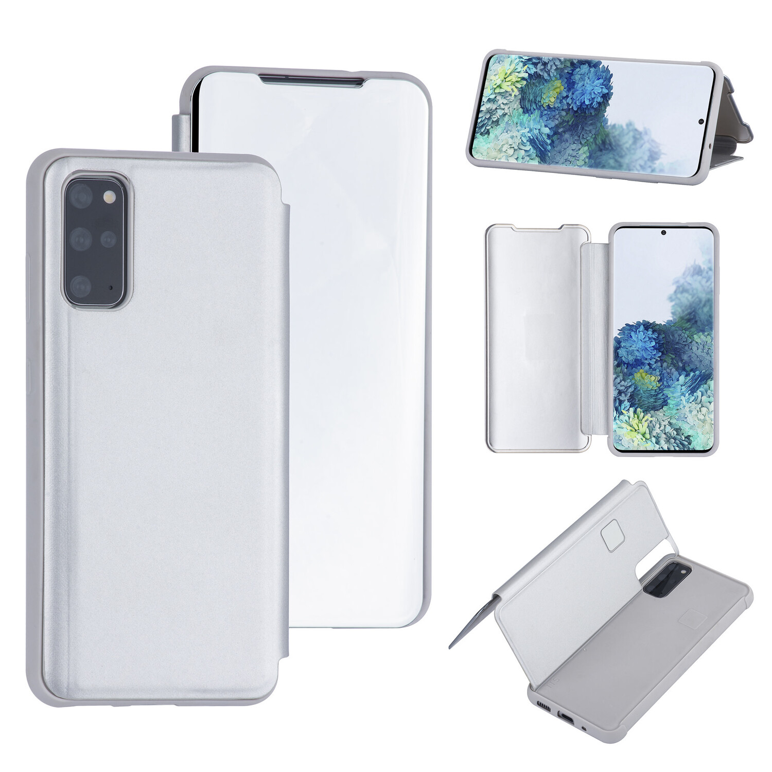 Uniq accessory passend für Samsung Galaxy S20 Plus Silber Book-Case hul - Hartplastik