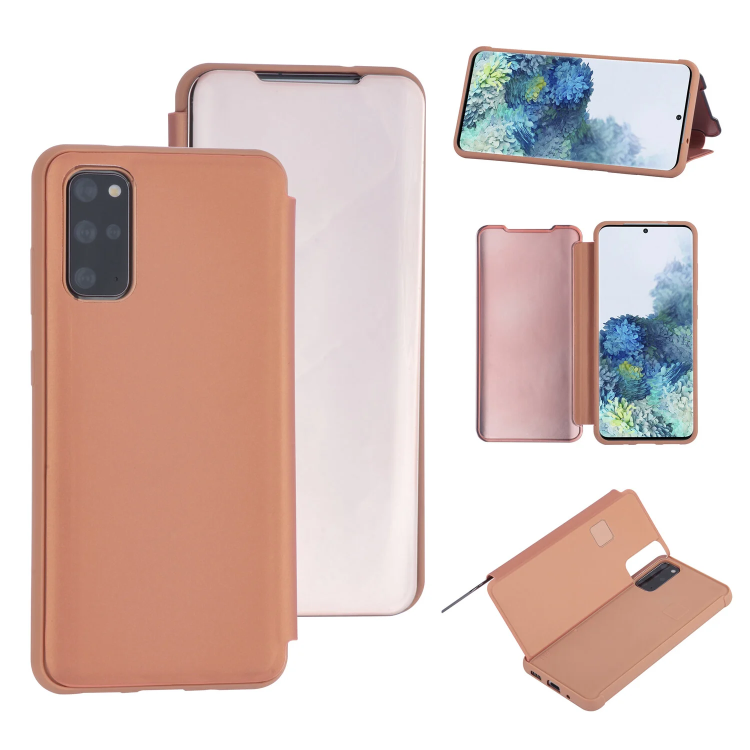 Uniq accessory passend für Samsung Galaxy S20 Plus Rose Gold Book-Case hul - Hartplastik