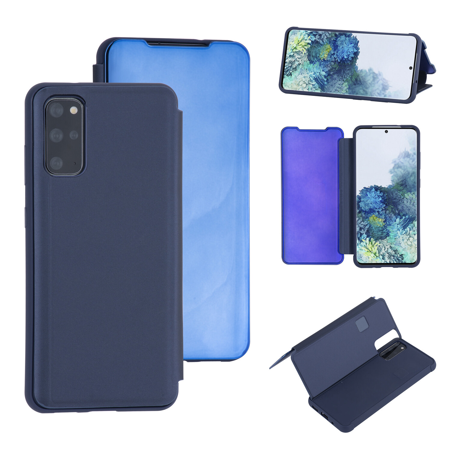 Uniq accessory passend für Samsung Galaxy S20 Plus Tiefes Blau Book-Case hul - Hartplastik