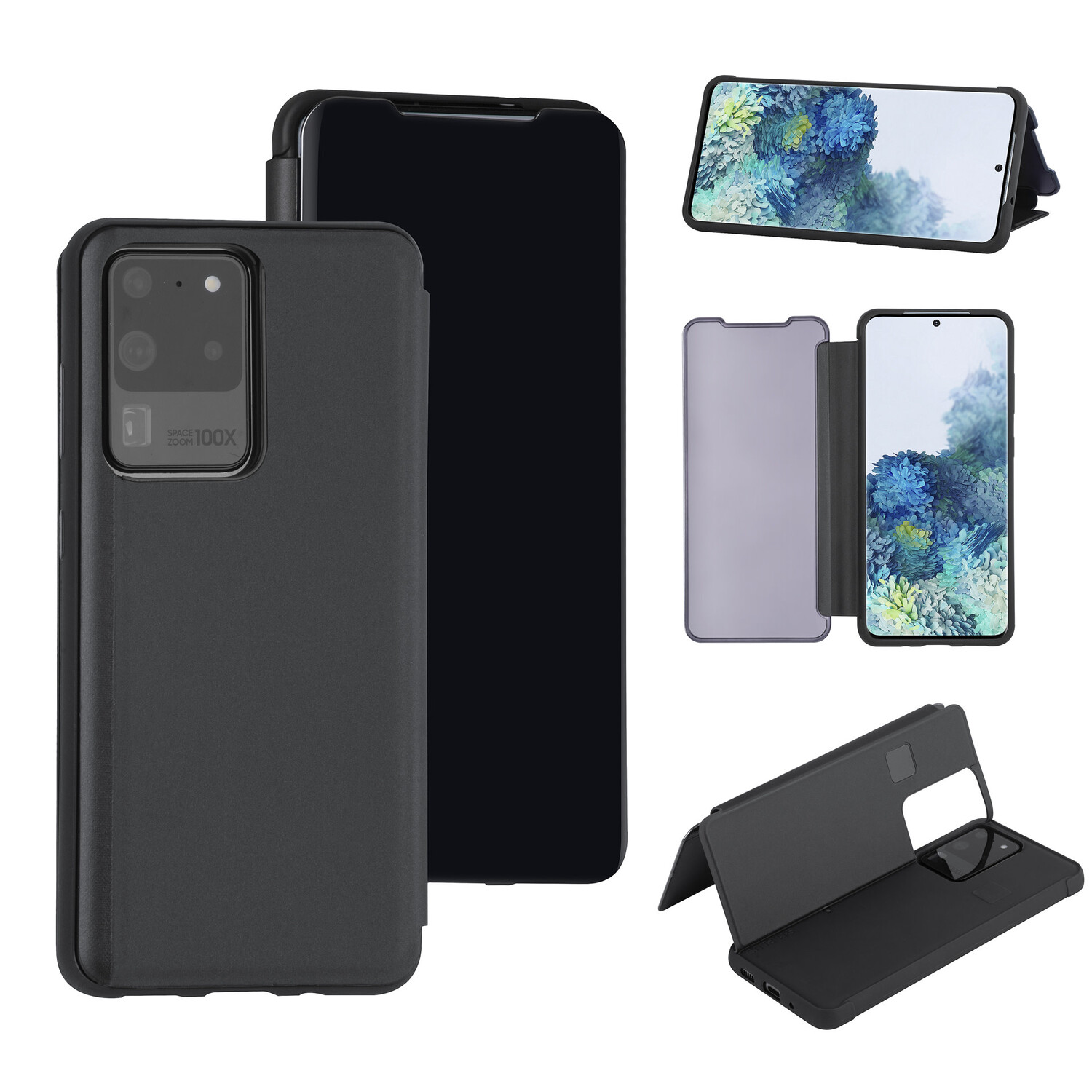 Uniq accessory passend für Samsung Galaxy S20 Ultra Schwarz Book-Case hul - Hartplastik