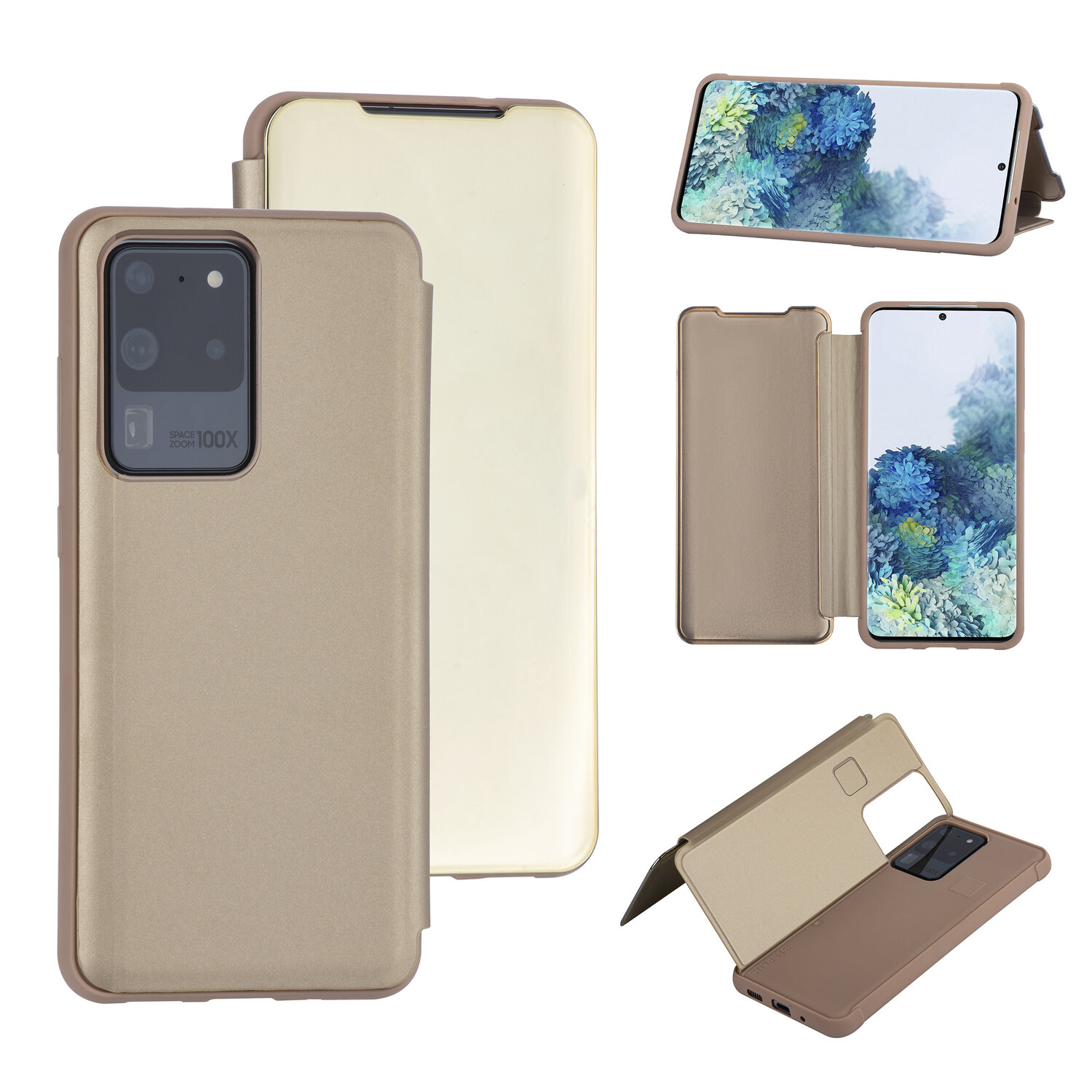 Uniq accessory passend für Samsung Galaxy S20 Ultra Gold Book-Case hul - Hartplastik