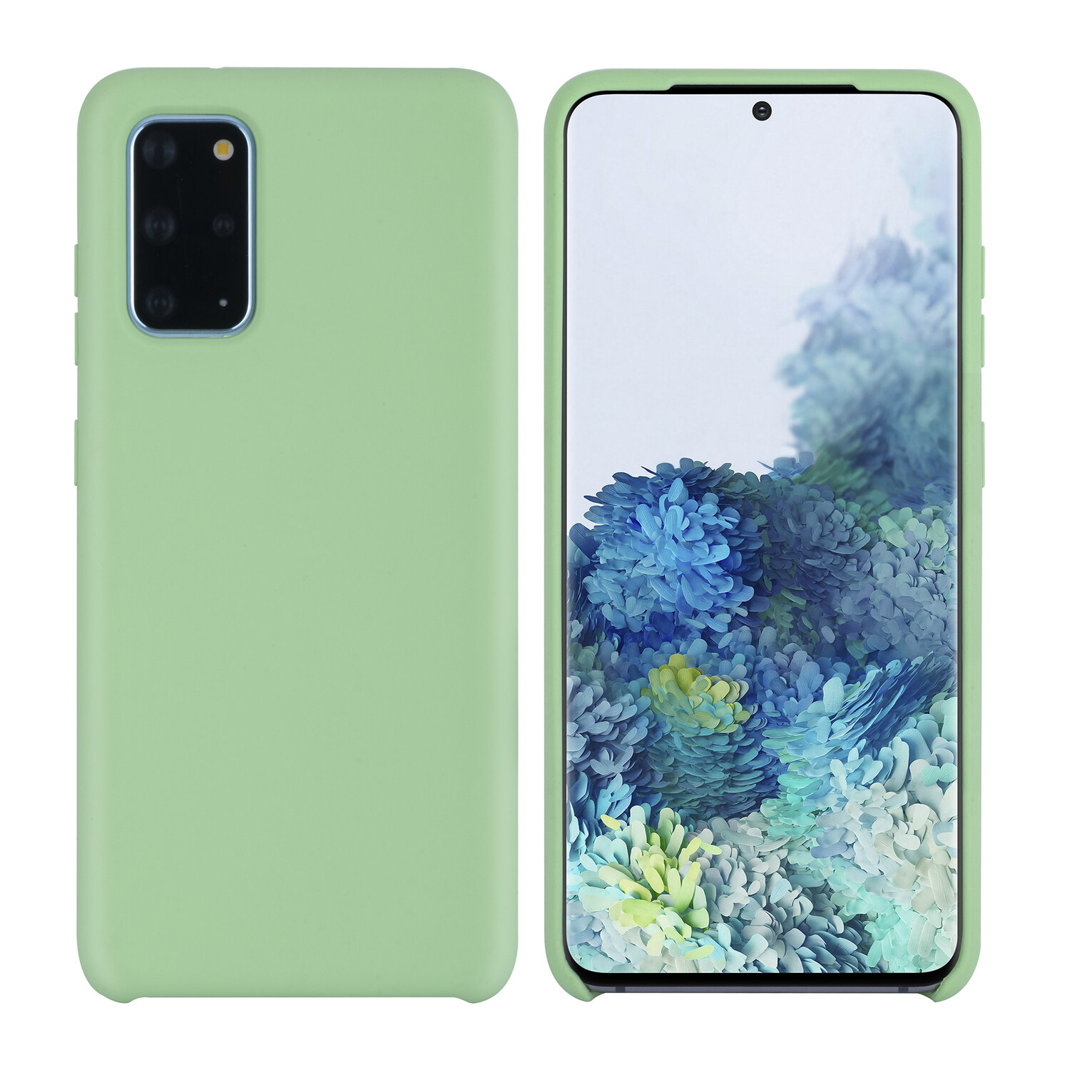 passend für Samsung Galaxy S20 Plus Hellgrün Back-Cover hul - Silikon