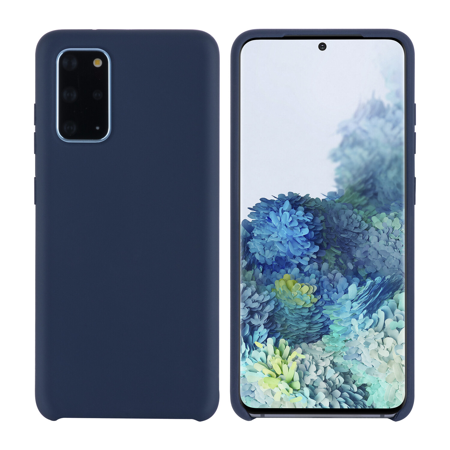 passend für Samsung Galaxy S20 Plus Tiefes Blau Back-Cover hul - Silikon