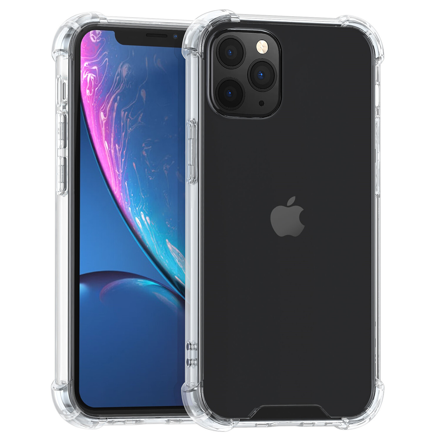 passend für Apple iPhone 12 Mini Transparent Back-Cover hul - Antishock