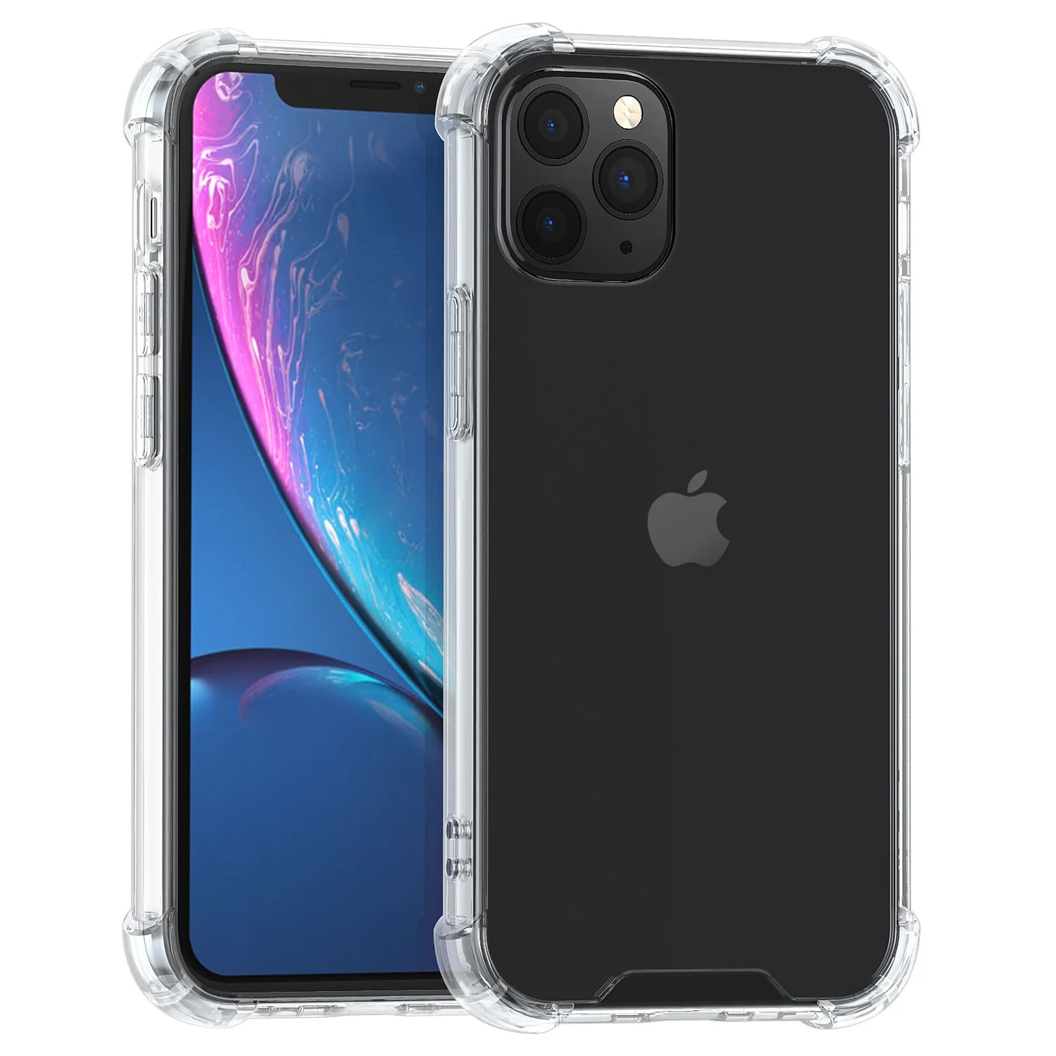 passend für Apple iPhone 12 Mini Transparent Back-Cover hul - Antishock