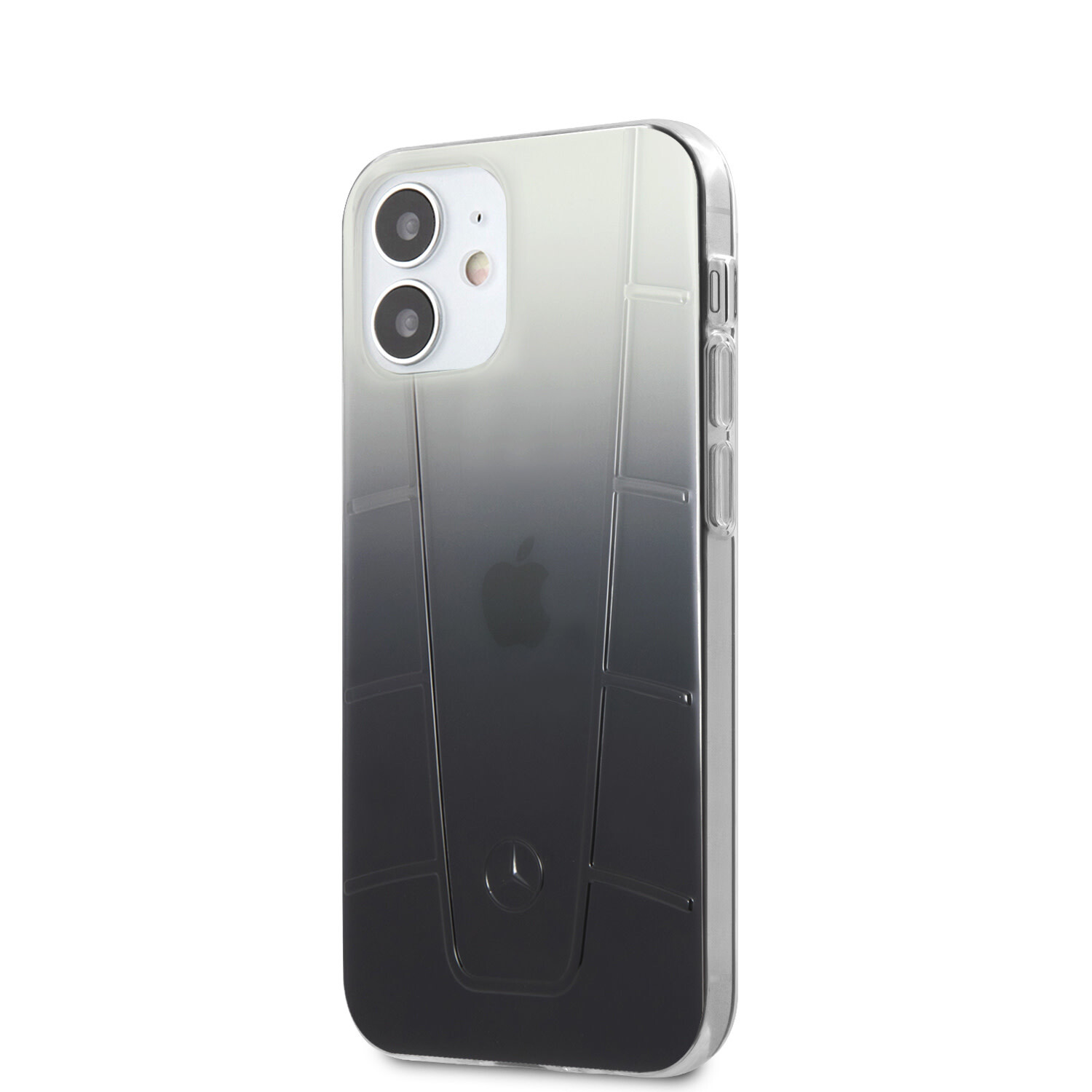 Mercedes-Benz Mercedes-Benz passend für Apple iPhone 12 Mini Schwarz Back-Cover hul - Transparent