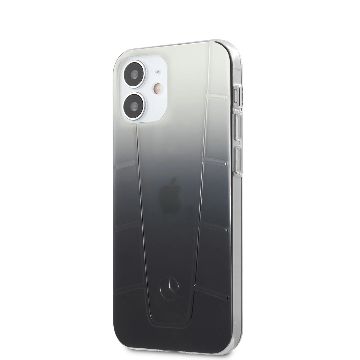 Mercedes-Benz Mercedes-Benz passend für Apple iPhone 12 Mini Schwarz Back-Cover hul - Transparent