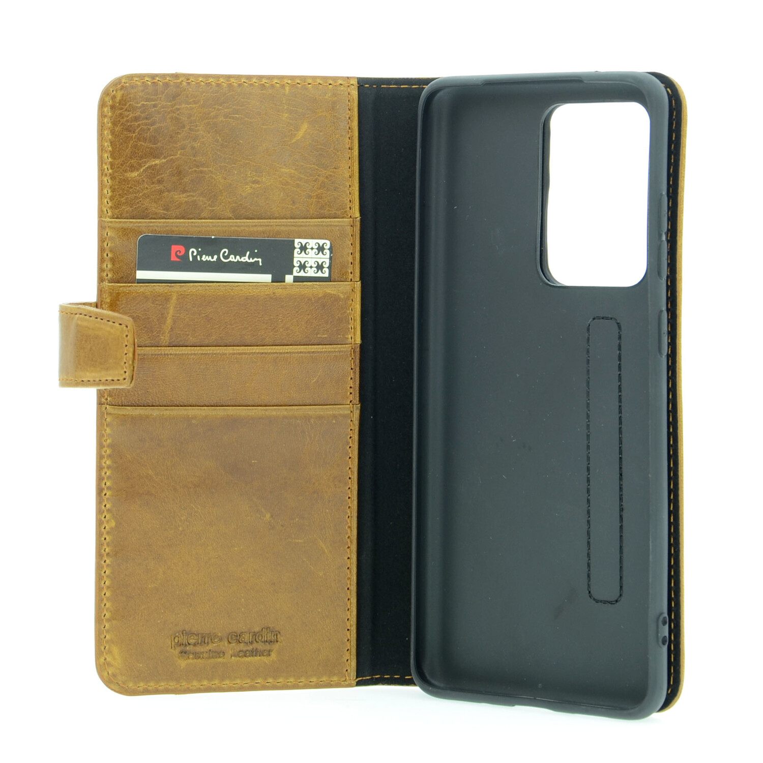 Pierre Cardin Pierre Cardin passend für Samsung Galaxy S20 Ultra braun Book-Case hul - Echtleder
