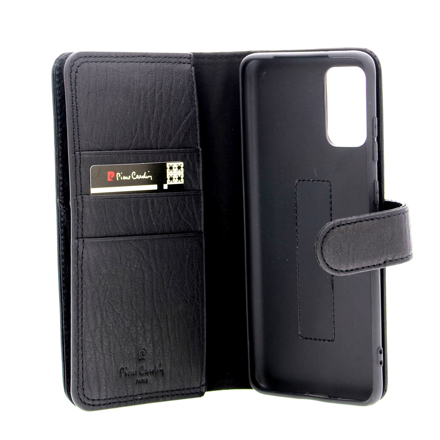 Pierre Cardin Pierre Cardin passend für Samsung Galaxy S20 Plus schwarz Book-Case hul - Echtleder