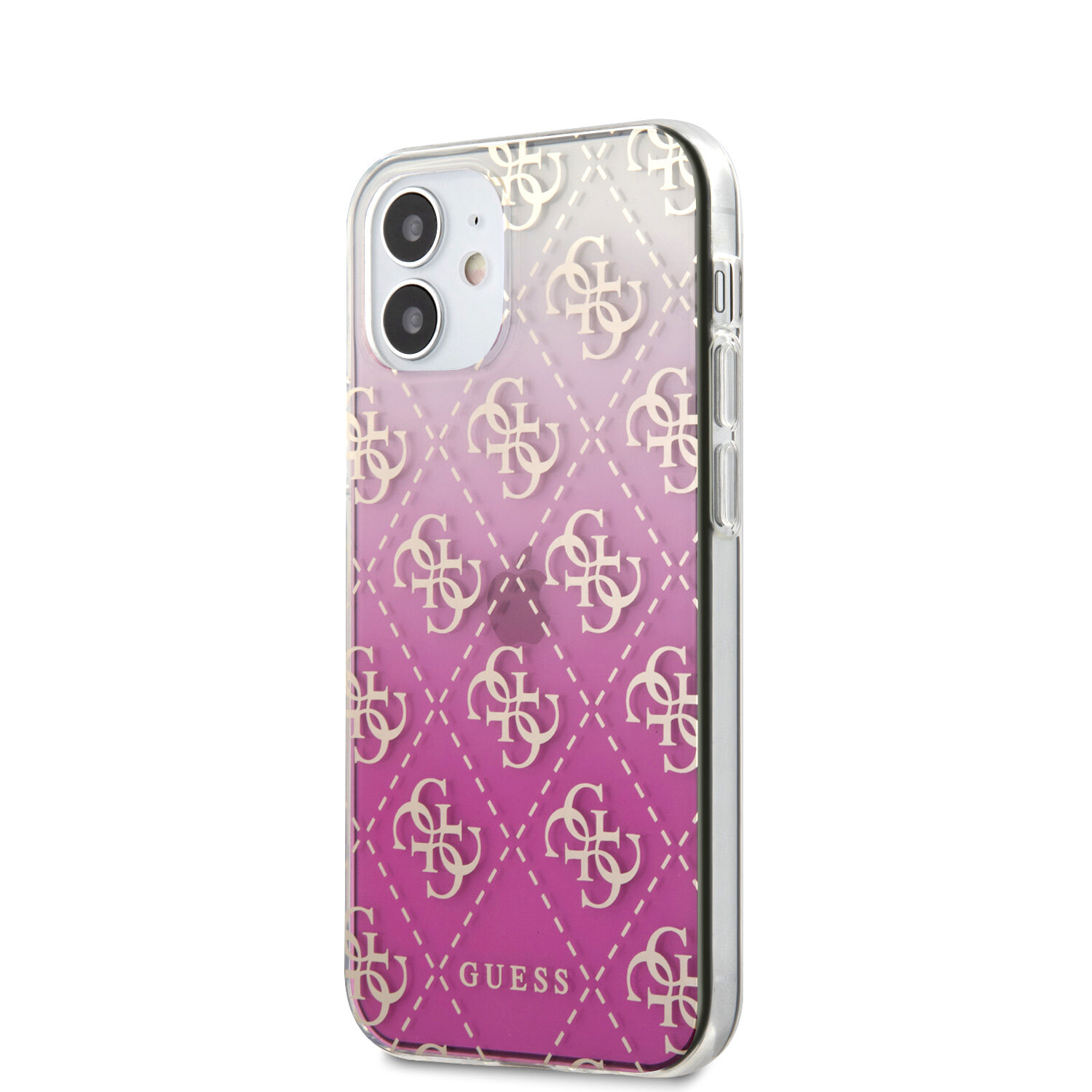 Guess Guess passend für Apple iPhone 12 Mini Rosa Back-Cover hul - Gradient