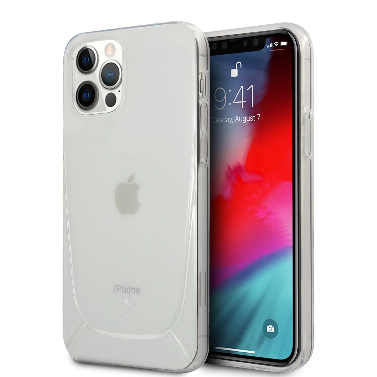 Mercedes-Benz Mercedes-Benz passend für Apple iPhone 12 Pro Max Transparent Back-Cover hul - Hard Case