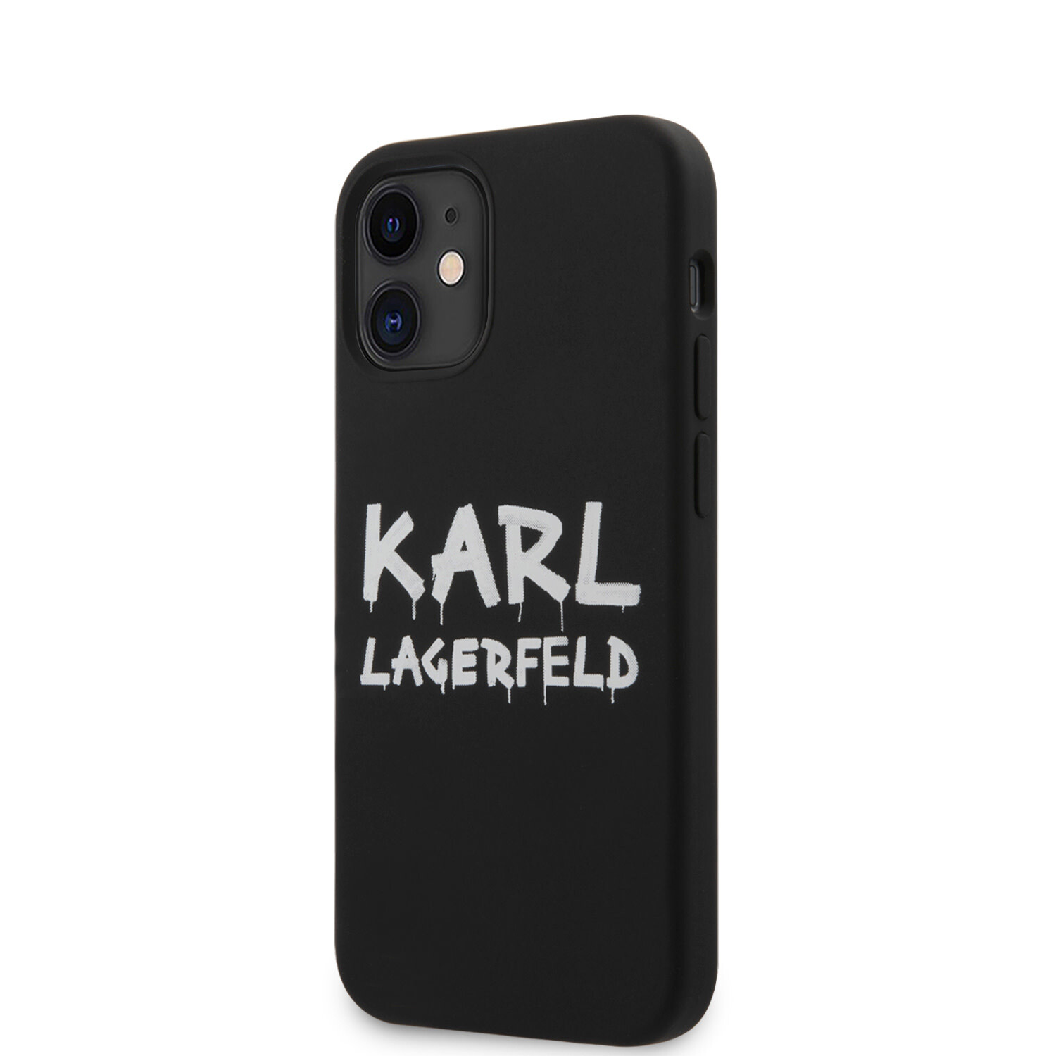Karl Lagerfeld Karl Lagerfeld passend für Apple iPhone 12 Mini Schwarz Back-Cover hul - Graffiti