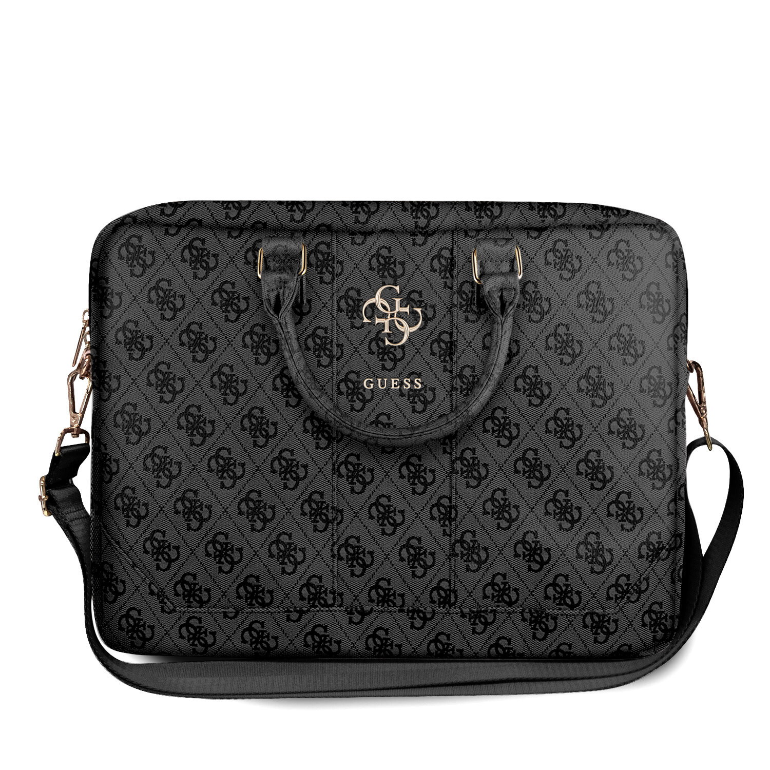 Guess Guess 15 Inch PU-Leder Laptop- und Tablet-Tasche - Big 4G Logo - Grau