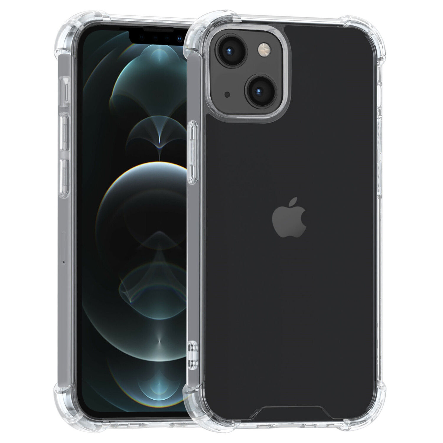 iPhone 13 Mini Silikonhülle - Transparent - Antishock