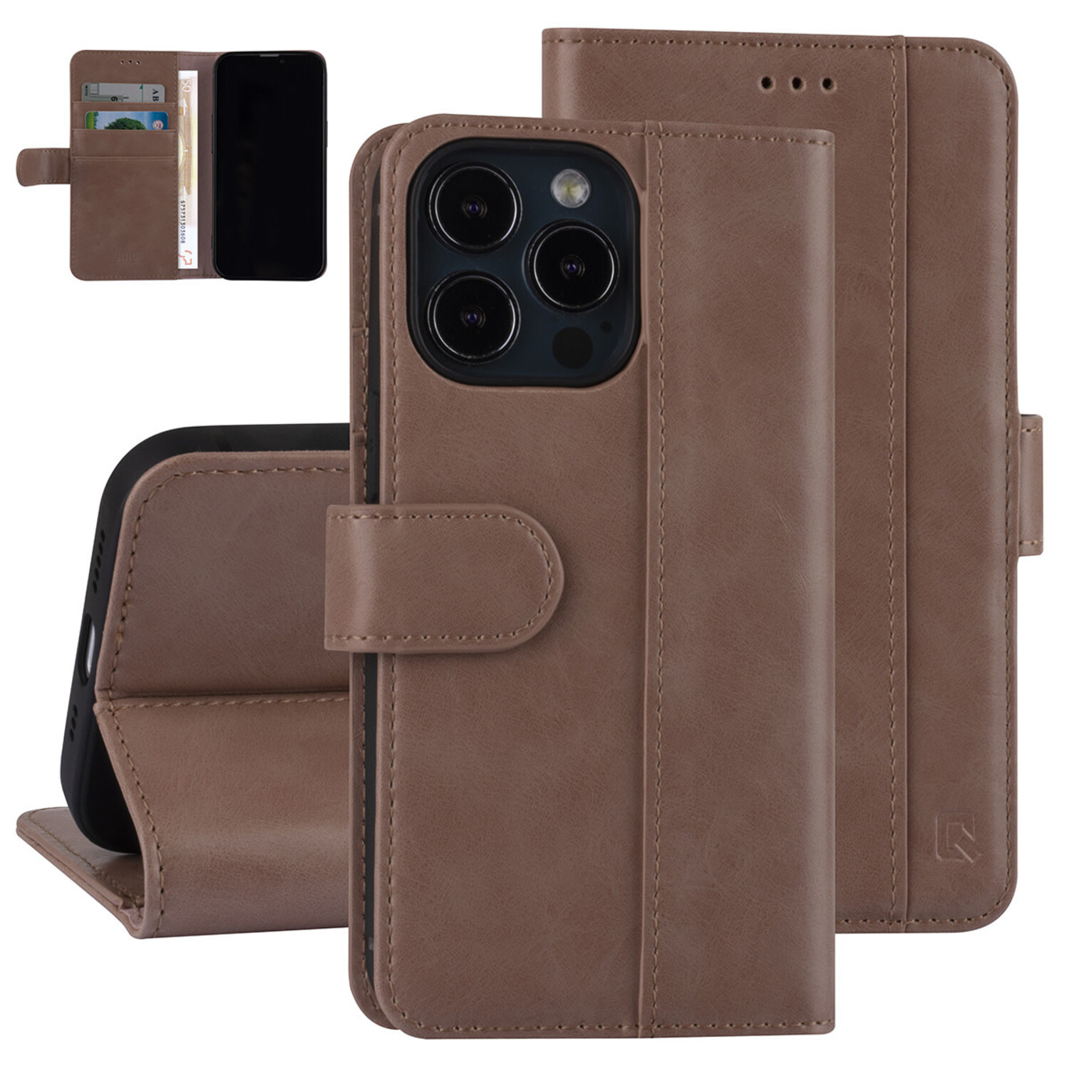UNIQ Accessory UNIQ Accessory Book-Case hul iPhone 13 Pro - Kartenhalter - Magnetverschluss - Rosa