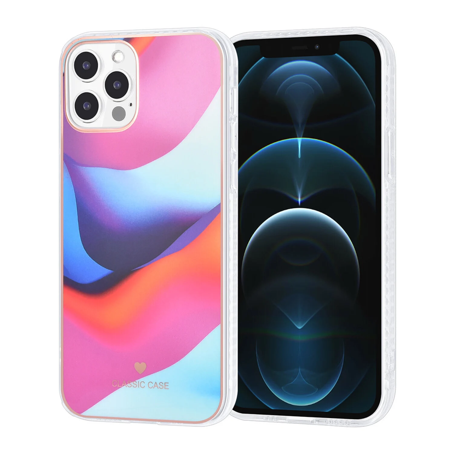 UNIQ Accessory UNIQ Classic Case iPhone 12 - 12 Pro - Silikonhülle TPU - Curved Colors