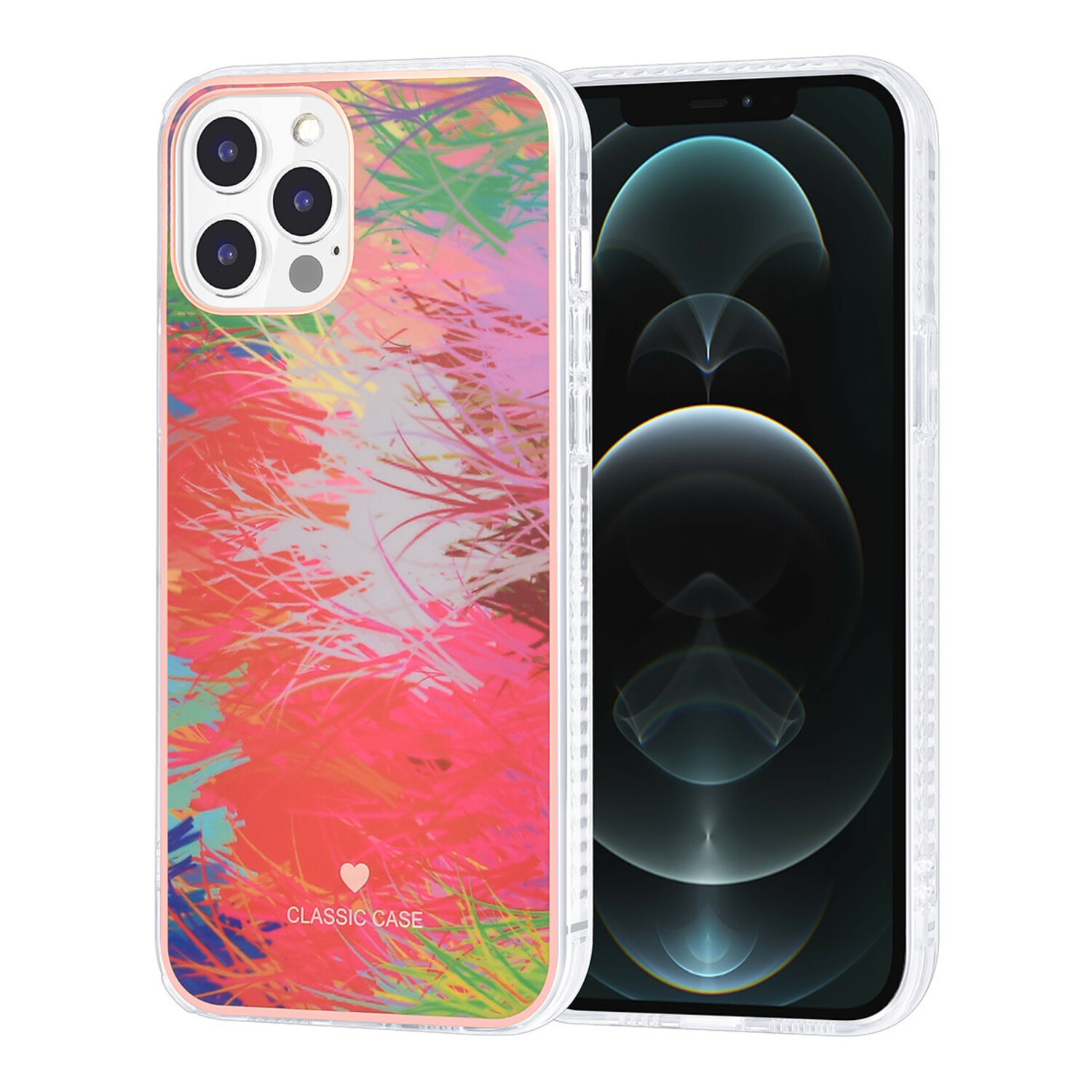 UNIQ Accessory UNIQ Classic Case iPhone 12 Pro Max - Silikonhülle TPU - Graffiti Red