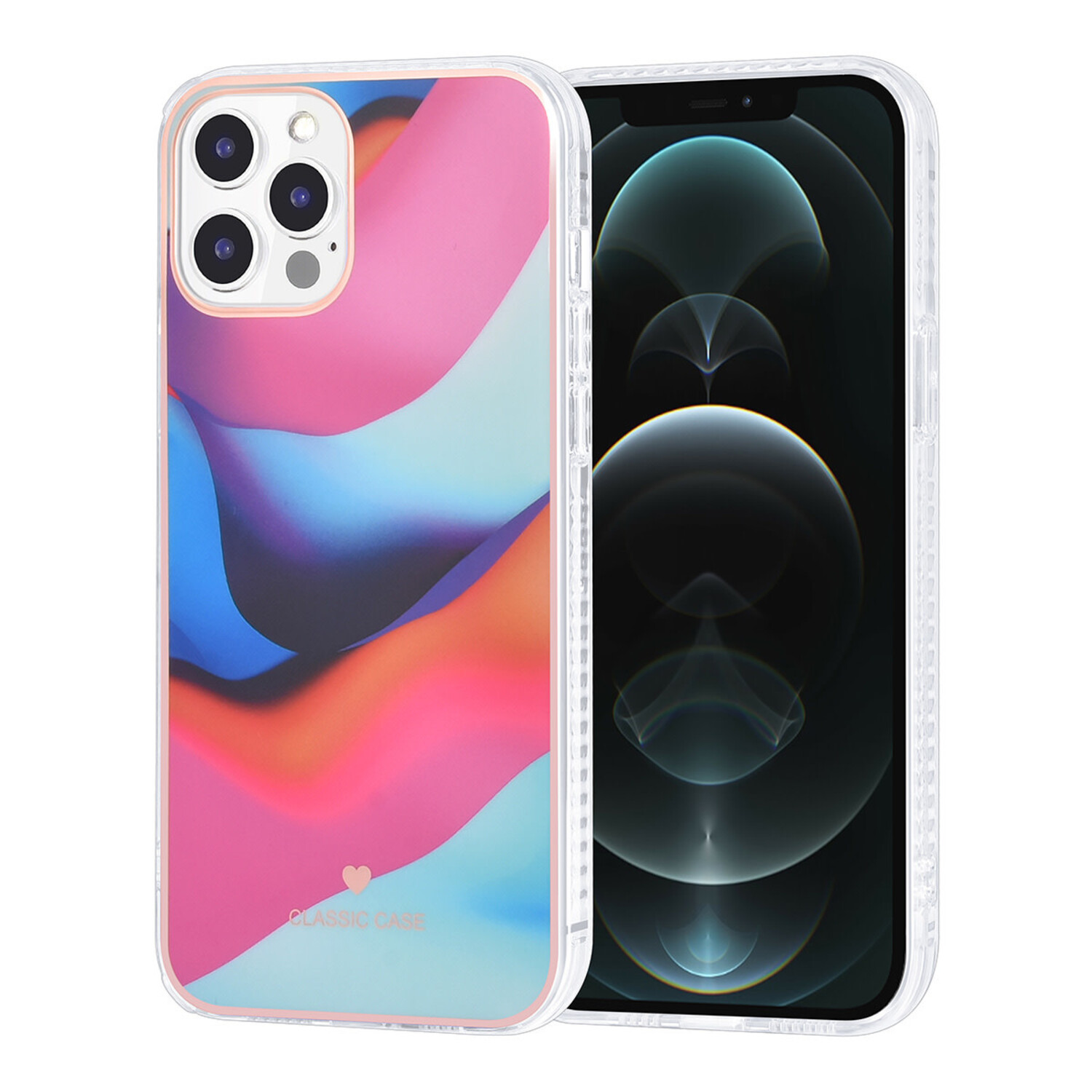 UNIQ Accessory UNIQ Classic Case iPhone 12 Pro Max - Silikonhülle TPU - Curved Colors