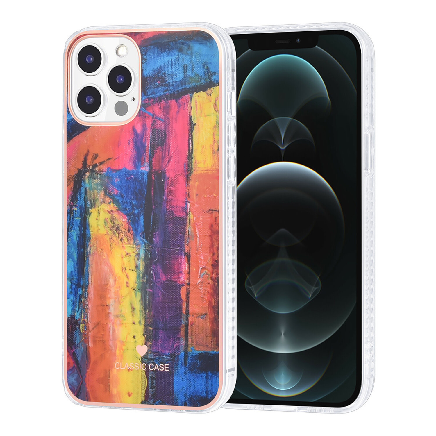UNIQ Accessory UNIQ Classic Case iPhone 12 Pro Max - Silikonhülle TPU - Graffiti Art