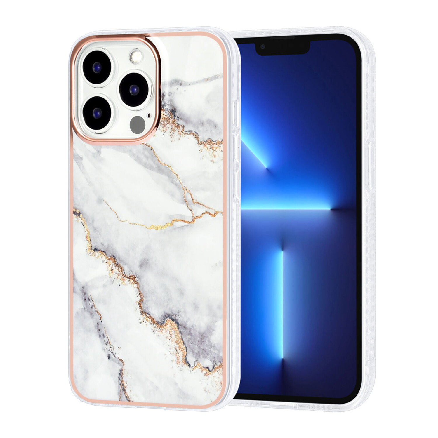 UNIQ Accessory UNIQ Accessory iPhone 13 Pro - Silikonhülle TPU - Marble White