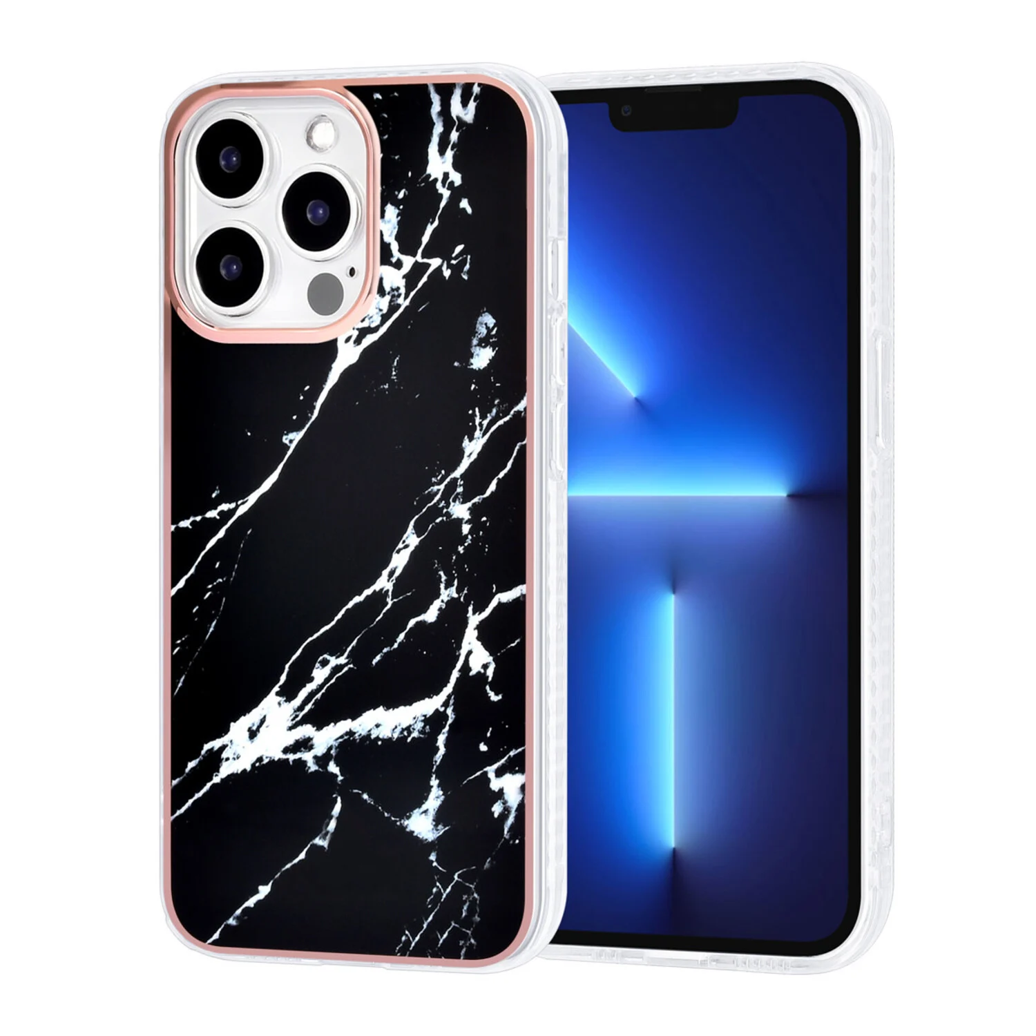 UNIQ Accessory UNIQ Accessory iPhone 13 Pro - Silikonhülle TPU - Marble Black