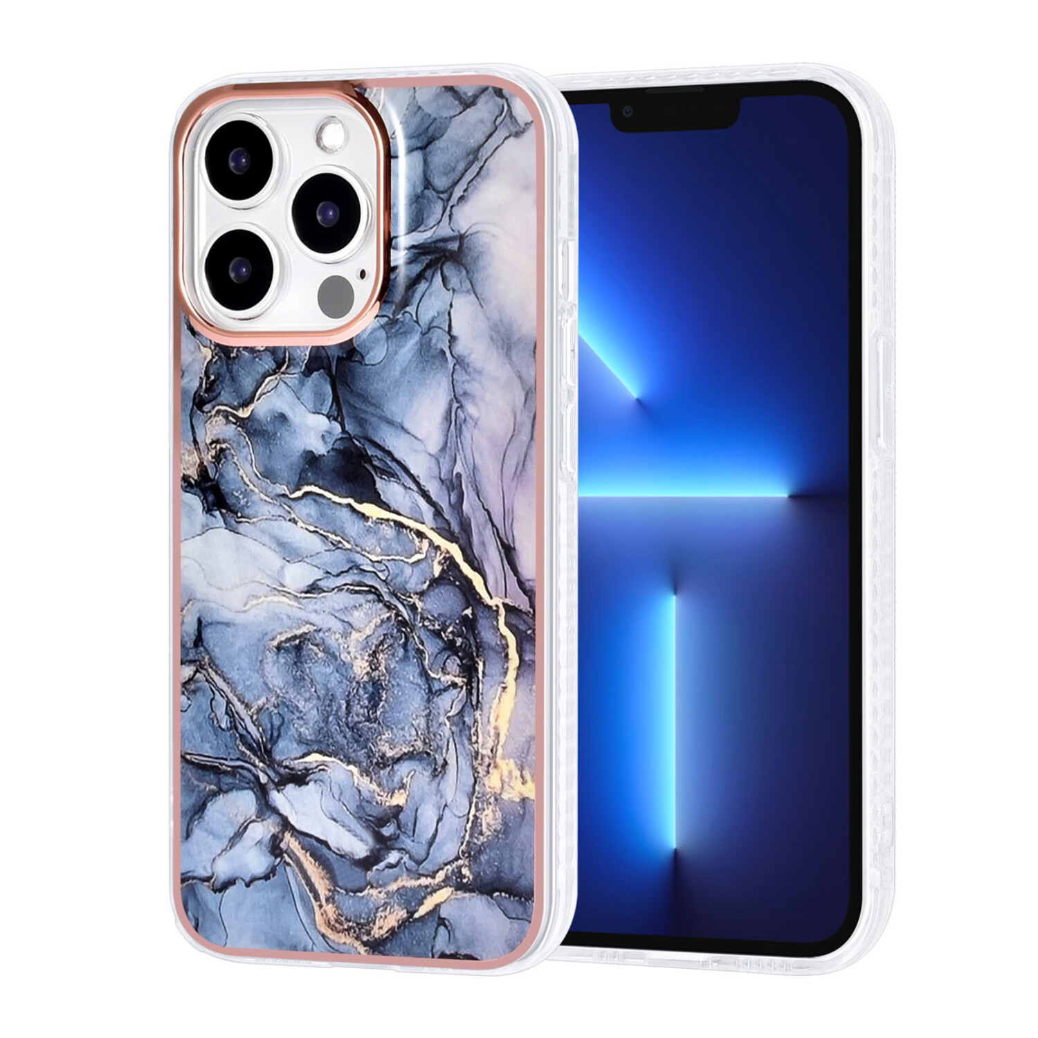 UNIQ Accessory UNIQ Accessory iPhone 13 Pro - Silikonhülle TPU - Marble Grey