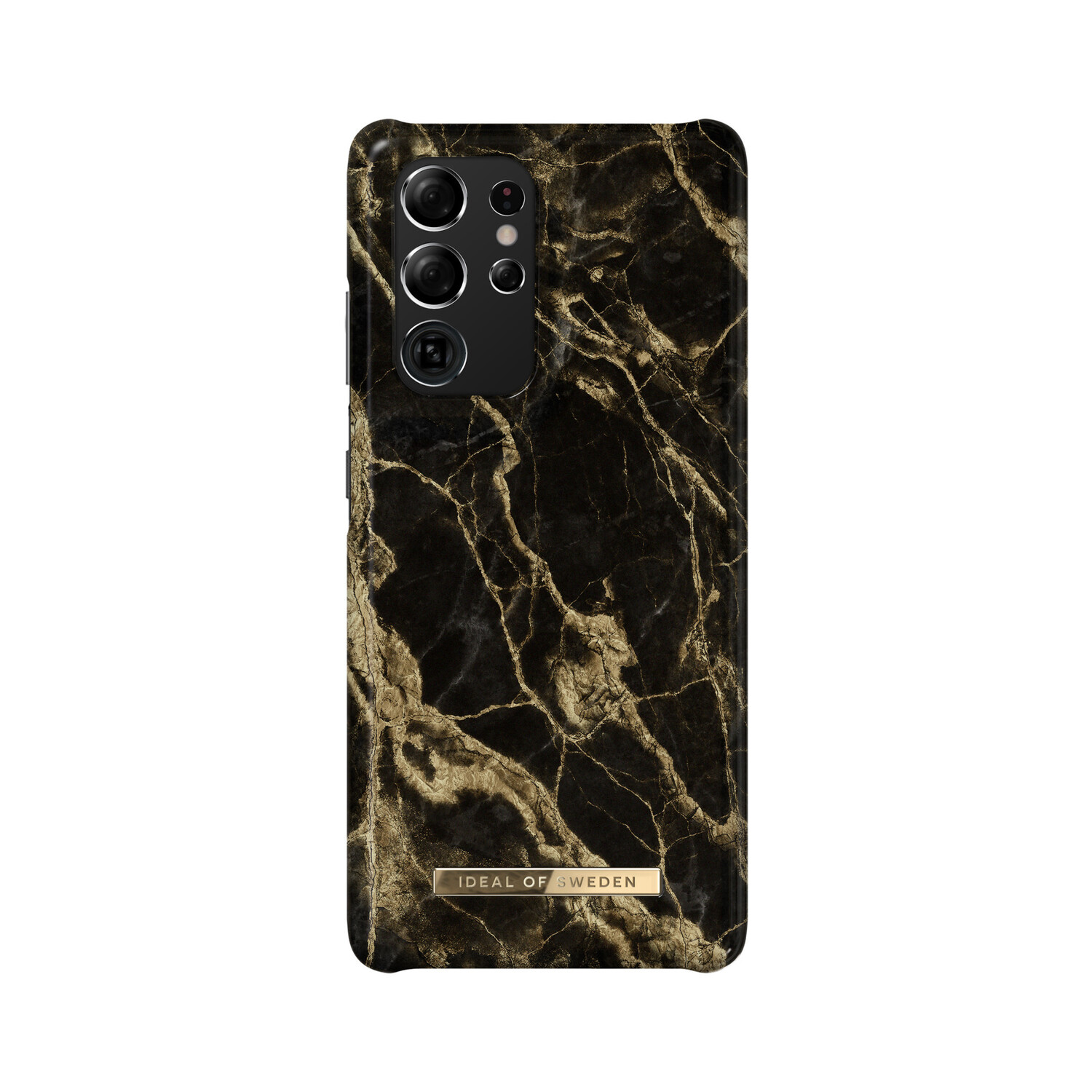 iDeal of Sweden iDeal of Sweden Galaxy S21 Ultra Hülle - Golden Smoke Marble