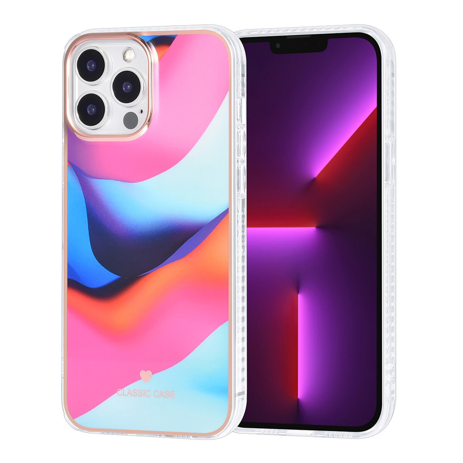 Classic Case iPhone 13 Pro Max Hülle - Curved Colors