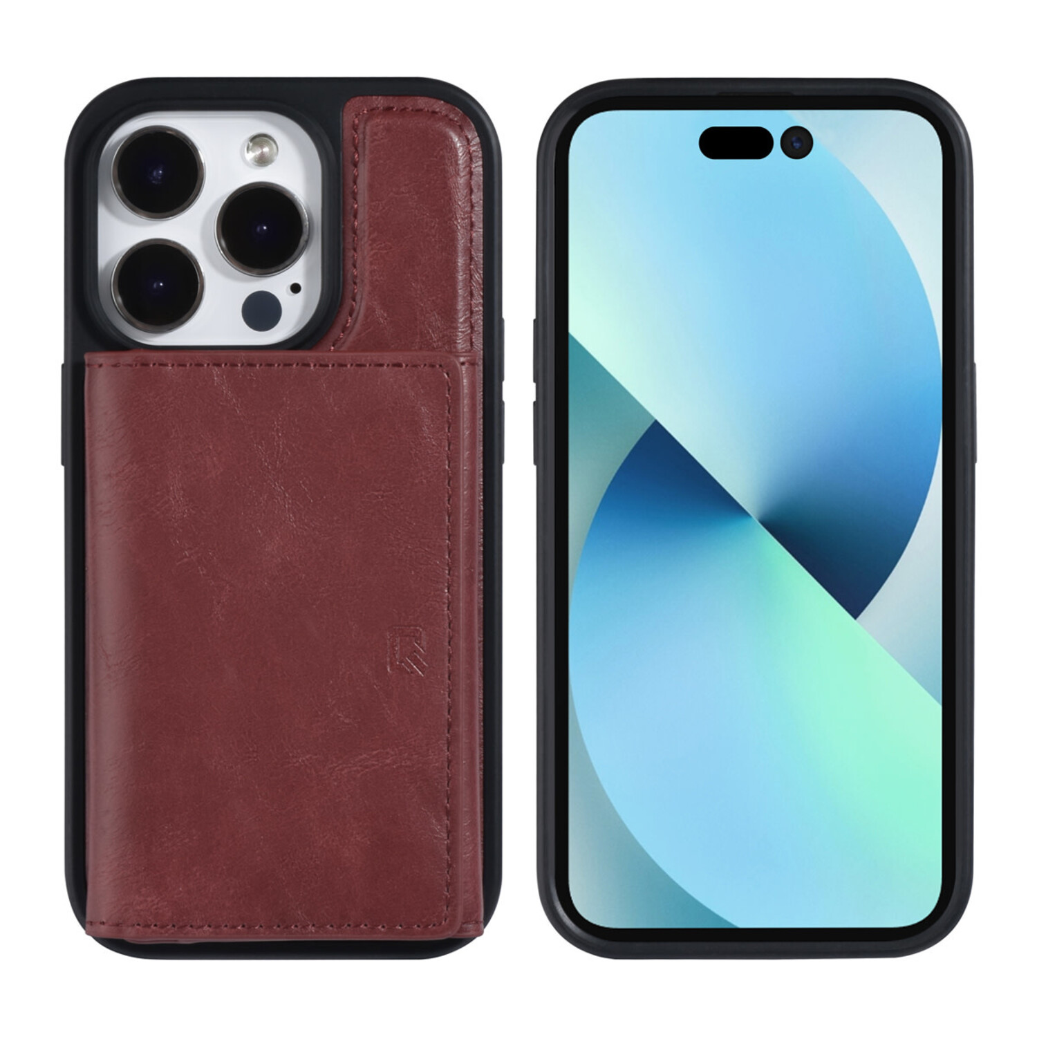 UNIQ Accessory UNIQ Accessory iPhone 14 Pro Hardcase-Rückseite - mit abnehmbarem Kartenhalter - Rot