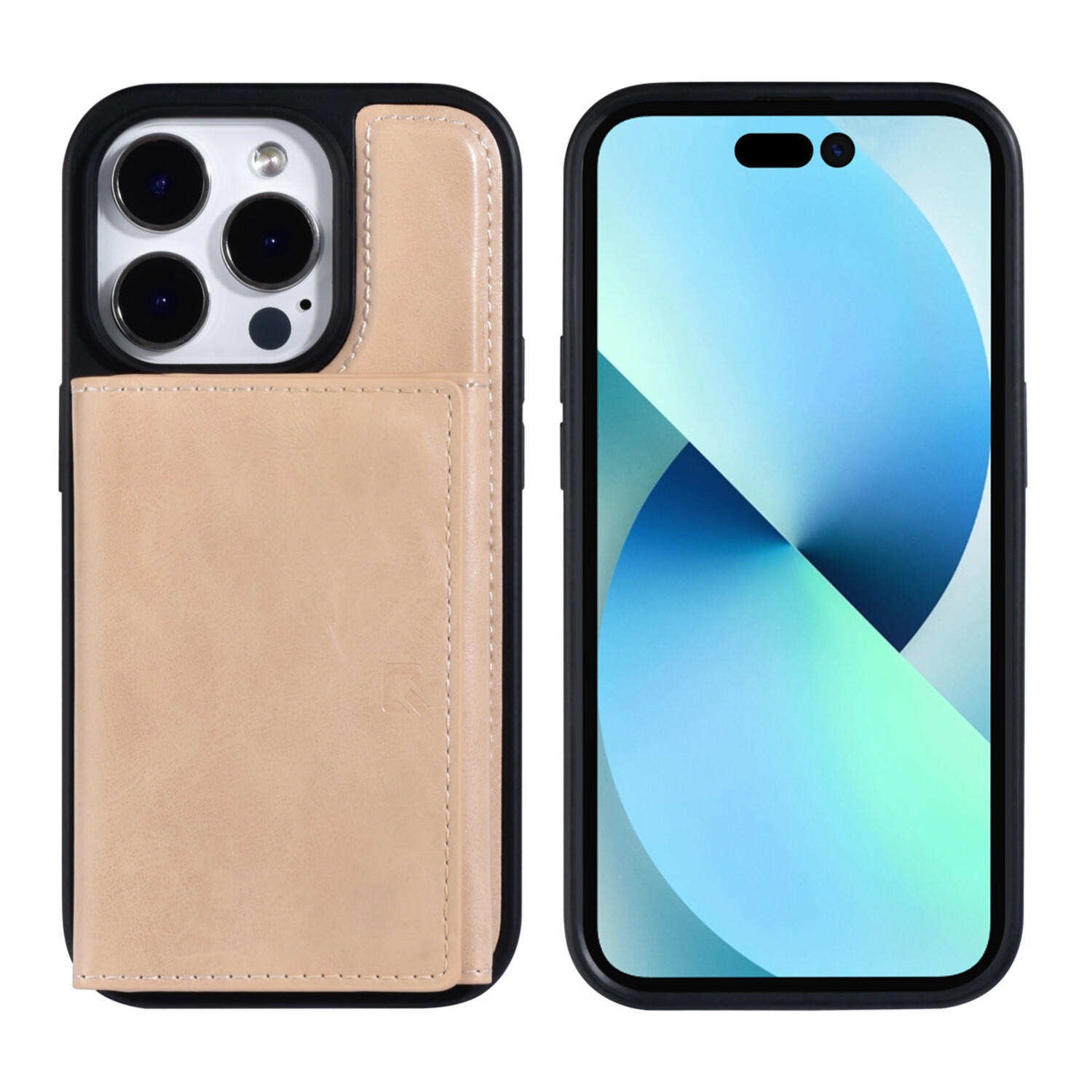 UNIQ Accessory UNIQ Accessory iPhone 14 Pro Hardcase-Rückseite - mit abnehmbarem Kartenhalter - Gold