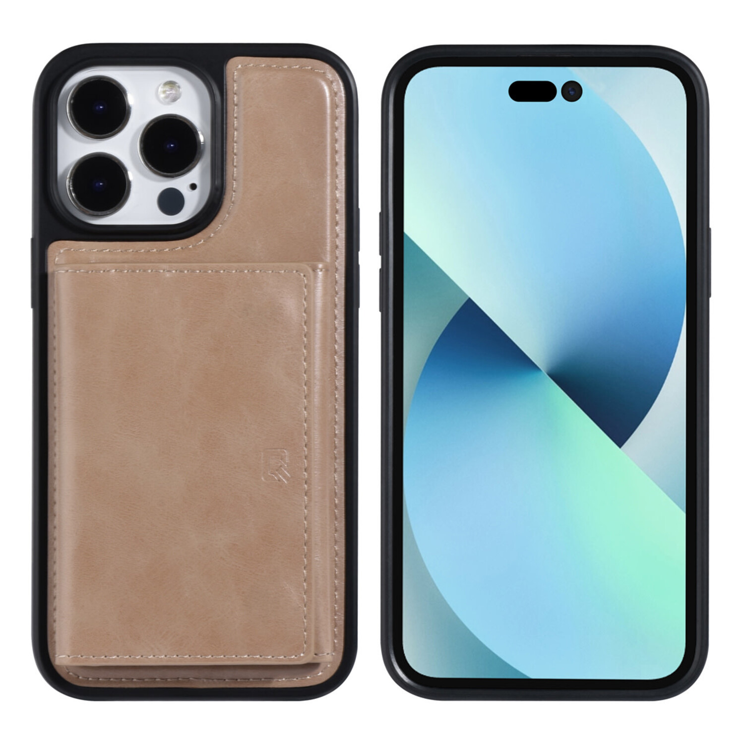 UNIQ Accessory UNIQ Accessory iPhone 14 Pro Max Hardcase-Rückseite - mit abnehmbarem Kartenhalter - Rose Gold