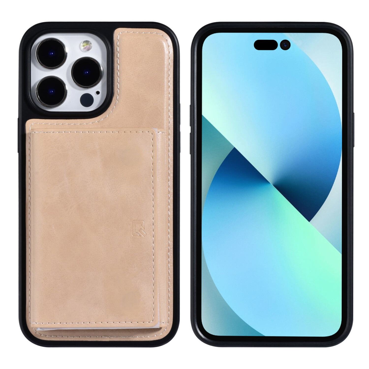 UNIQ Accessory UNIQ Accessory iPhone 14 Pro Max Hardcase-Rückseite - mit abnehmbarem Kartenhalter - Gold