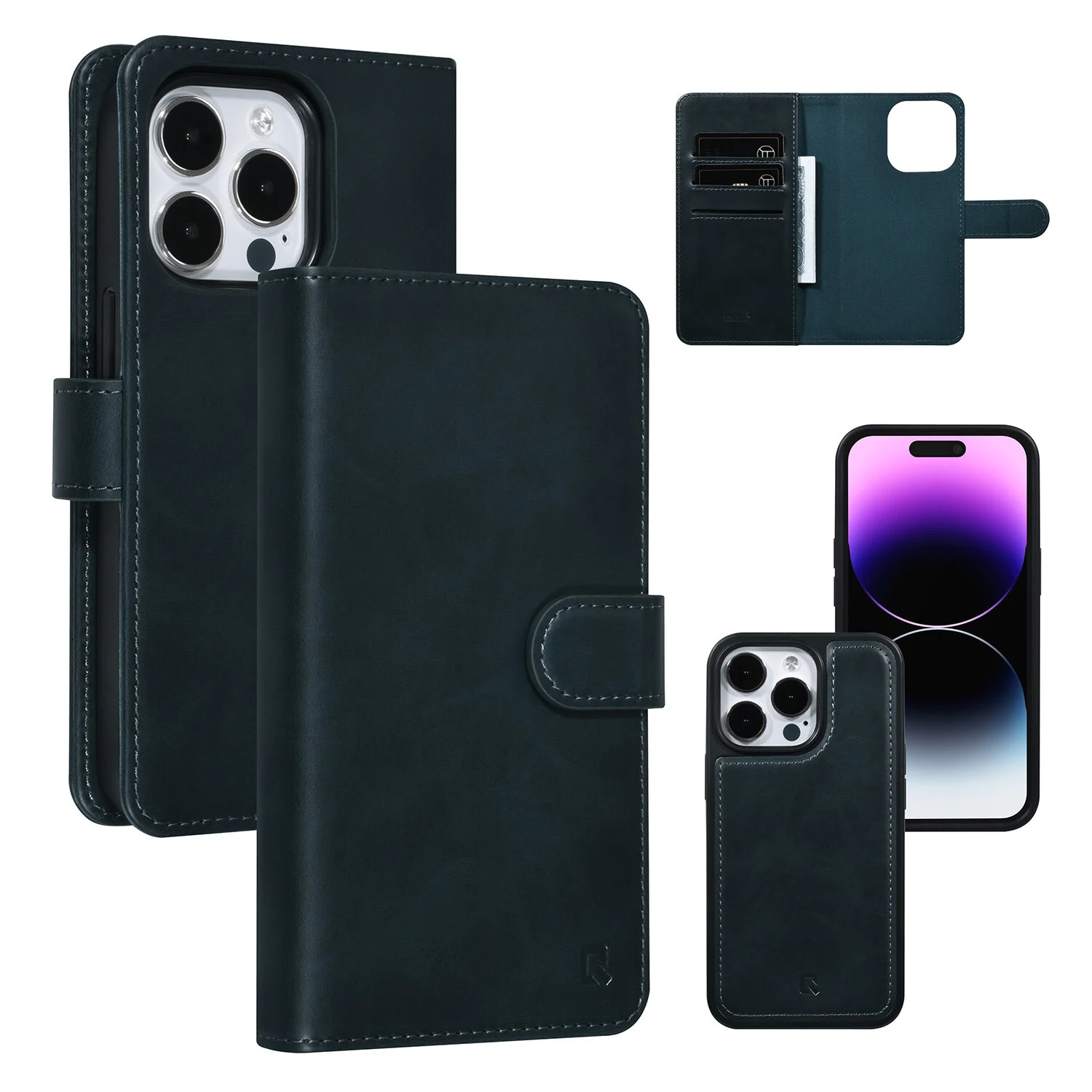 UNIQ Accessory UNIQ Accessory iPhone 14 Pro Book-Case hul - Kartenhalter - Blau