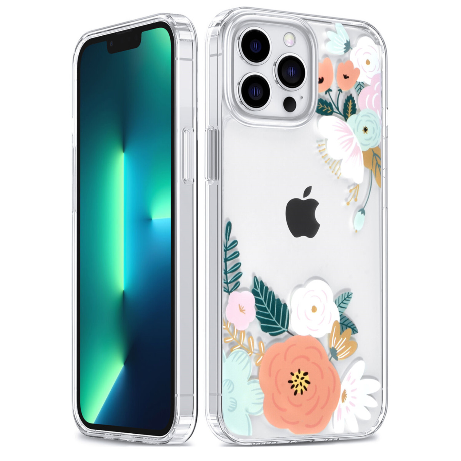 UNIQ Accessory UNIQ Accessory iPhone 13 Pro Max Case - Transparent - Floral Print 1