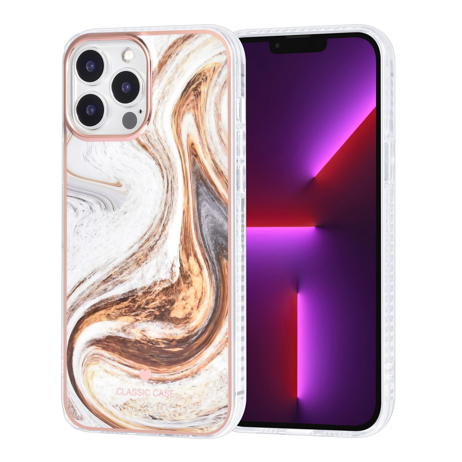 UNIQ Accessory UNIQ Accessory iPhone 13 Pro Max TPU Hülle - Marble Brown