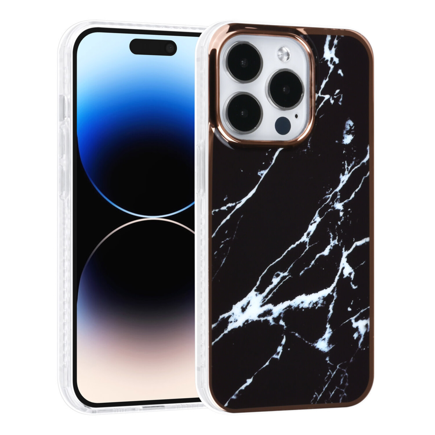 UNIQ Accessory UNIQ Accessory iPhone 14 Pro TPU Hülle - Marble Black