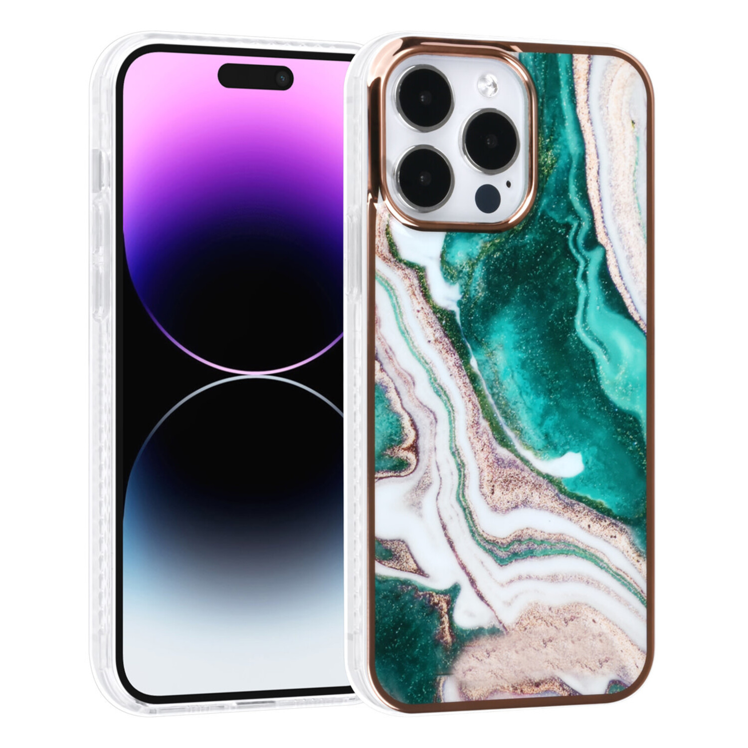 UNIQ Accessory UNIQ Accessory iPhone 14 Pro Max TPU Hülle - Marble Green