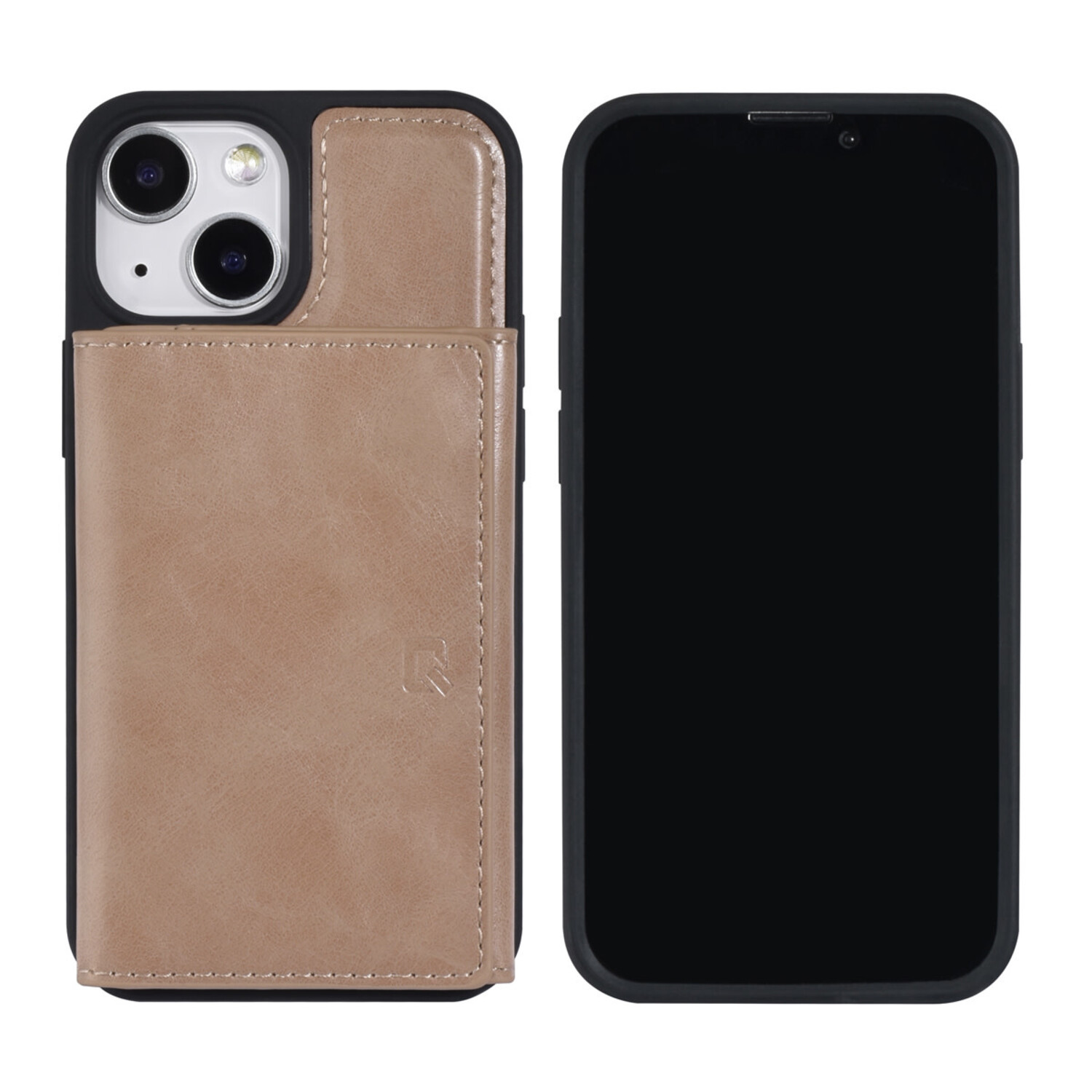 UNIQ Accessory UNIQ Accessory iPhone 13 Mini Hardcase-Rückseite - mit abnehmbarem Kartenhalter - Rose Gold