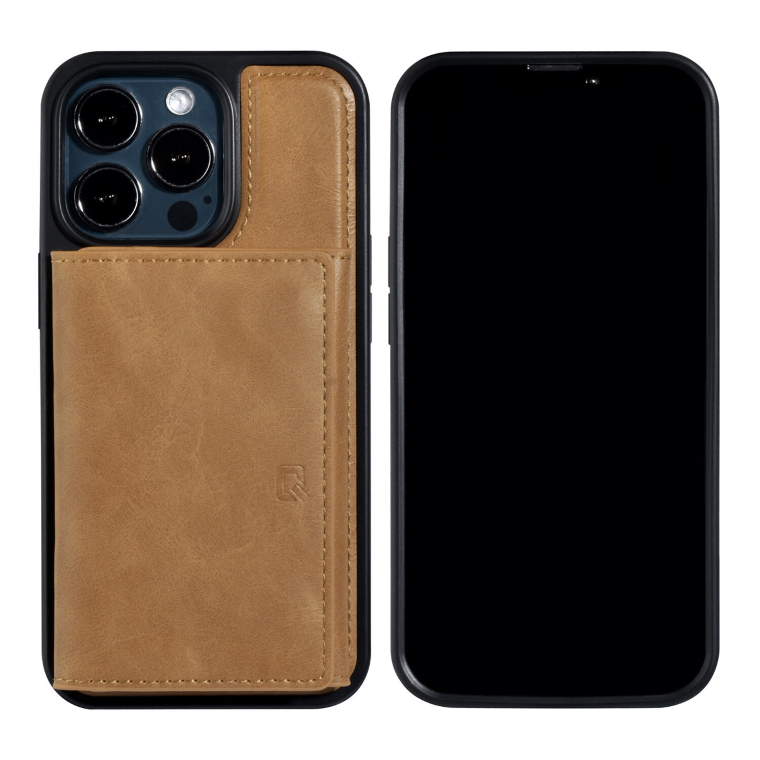 UNIQ Accessory UNIQ Accessory iPhone 13 Pro Hardcase-Rückseite - mit abnehmbarem Kartenhalter - Hellbraun