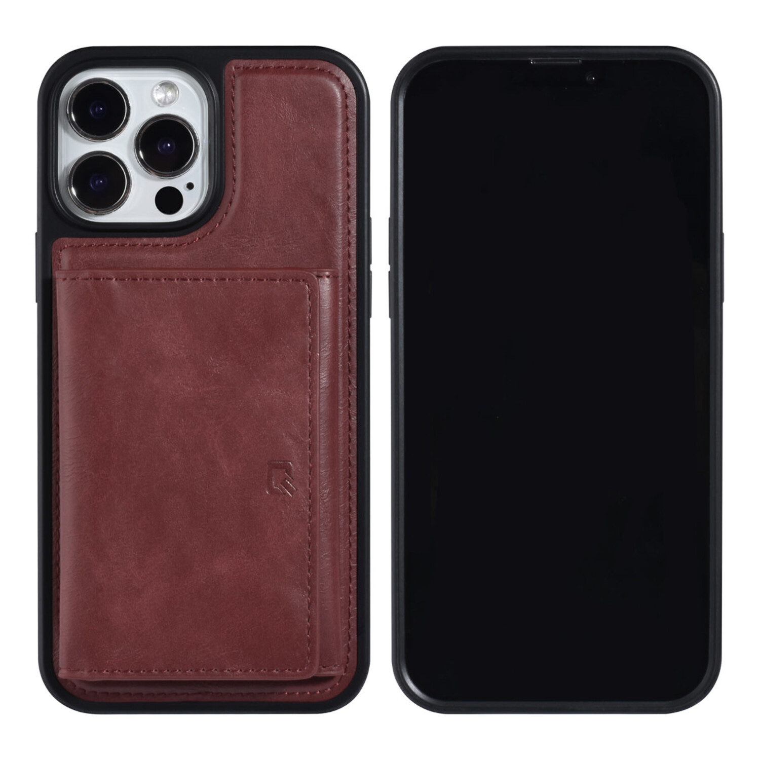 UNIQ Accessory UNIQ Accessory iPhone 13 Pro Max Hardcase-Rückseite - mit abnehmbarem Kartenhalter - Rot