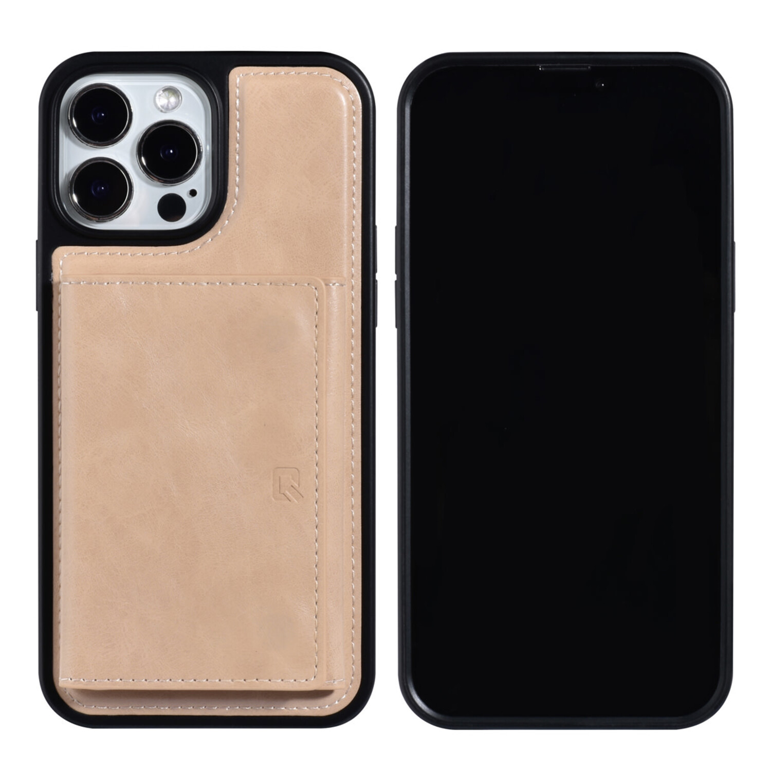 UNIQ Accessory UNIQ Accessory iPhone 13 Pro Max Hardcase-Rückseite - mit abnehmbarem Kartenhalter - Gold