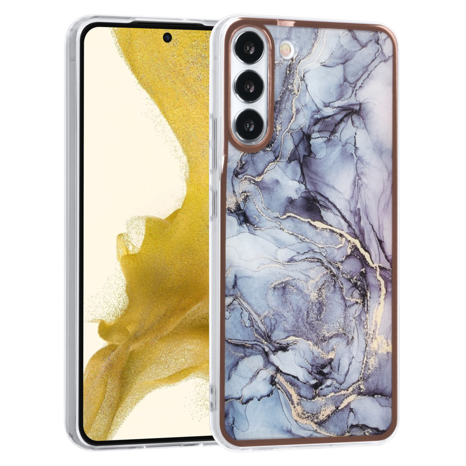UNIQ Accessory UNIQ Accessory passend für Samsung Galaxy S22 Plus TPU Hülle - Marble Grey